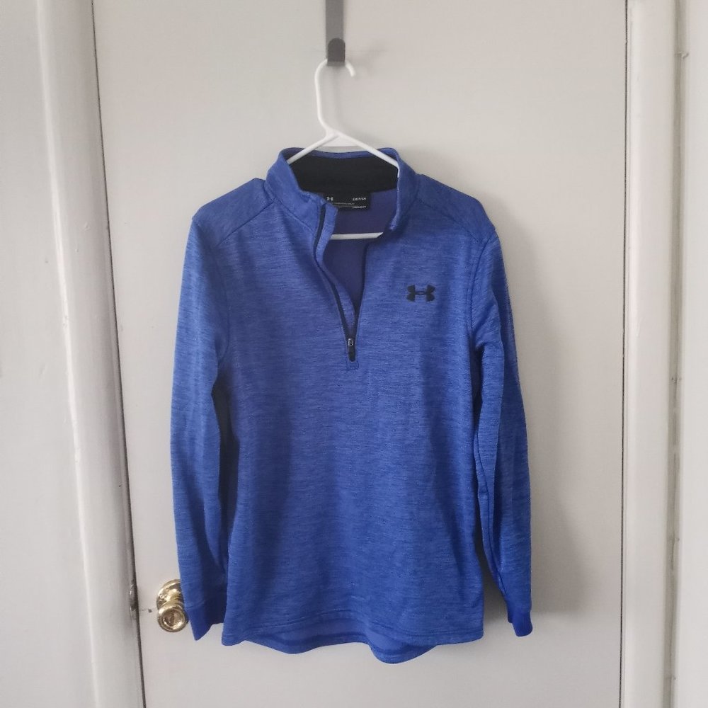 Under Armour Blue Fleece Long Sleeve Pullover